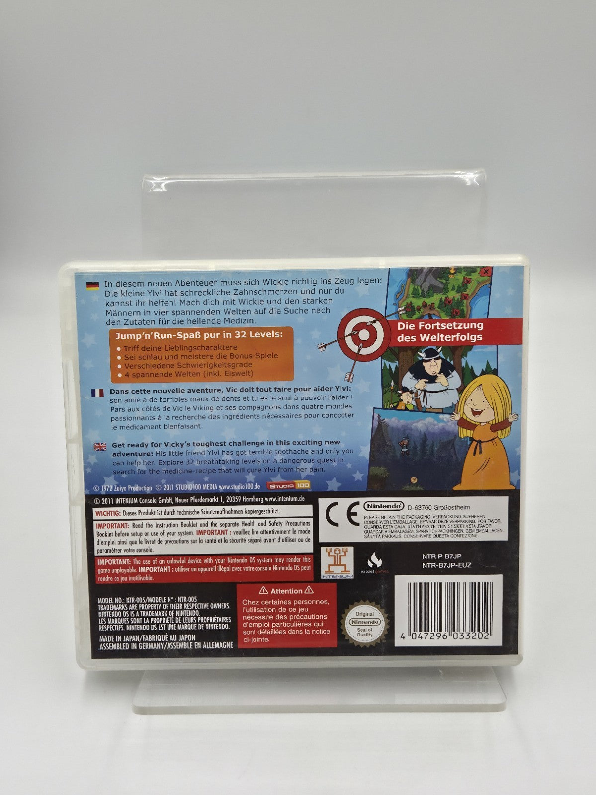 Nintendo DS Spiel Wickie und die starken Männer Teil 2 mit OVP und Anleitung EUR