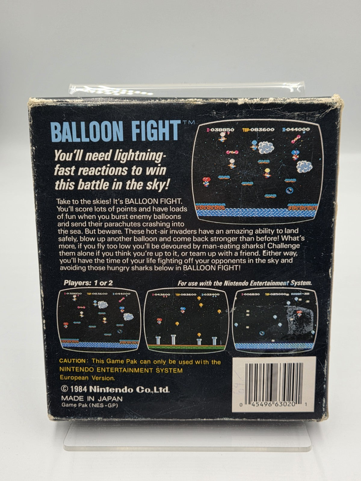  NES Balloon Fight mit OVP und Anleitung EEC