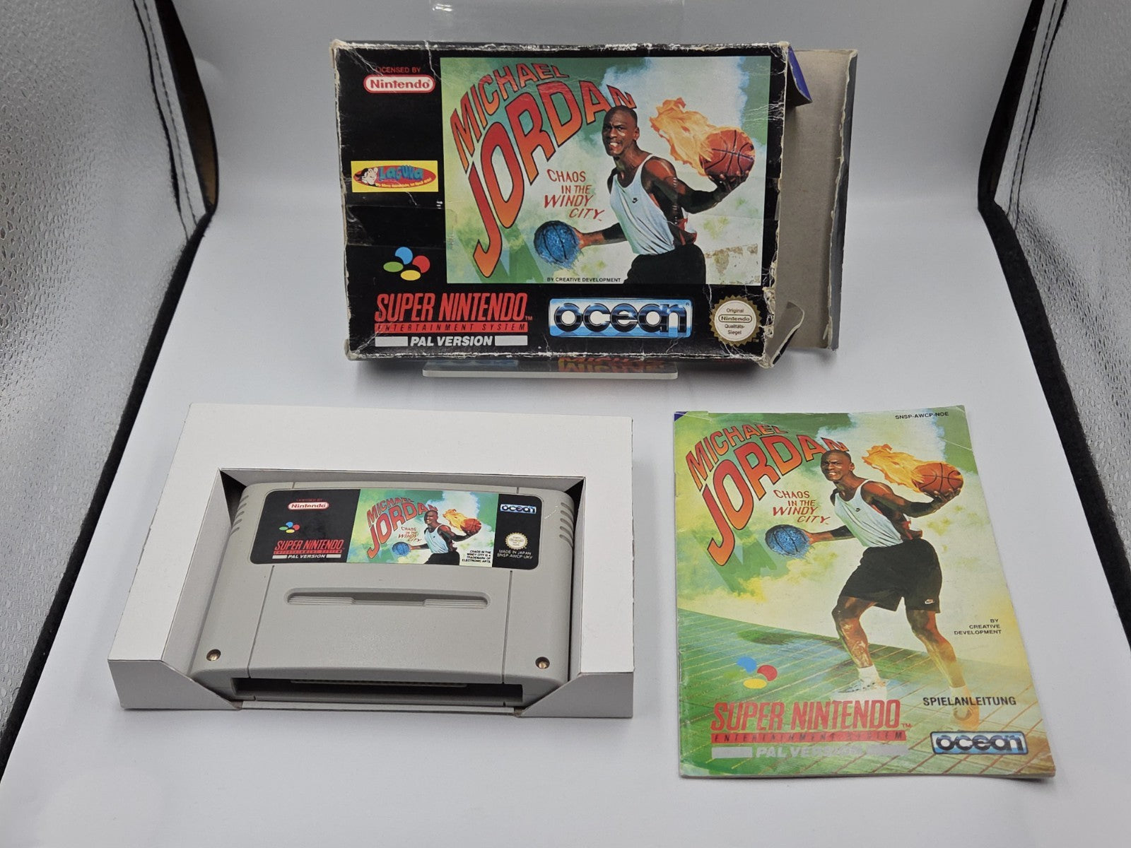 Super Nintendo Michael Jordan Chaos in the Windy City mit OVP und  Anleitung NOE
