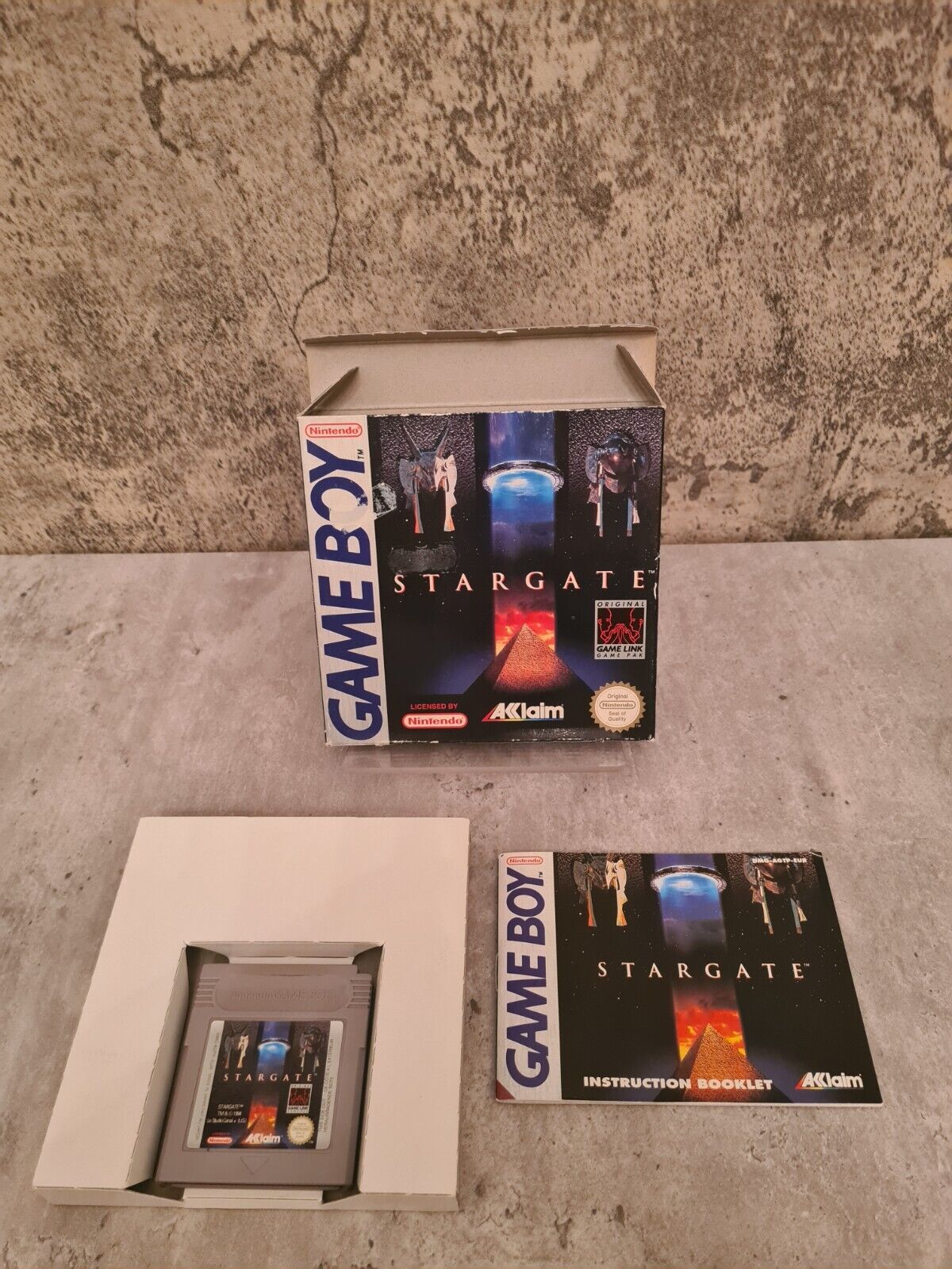 Nintendo Game Boy Classic Stargate mit OVP und Anleitung EUR - T-Retro-Games 