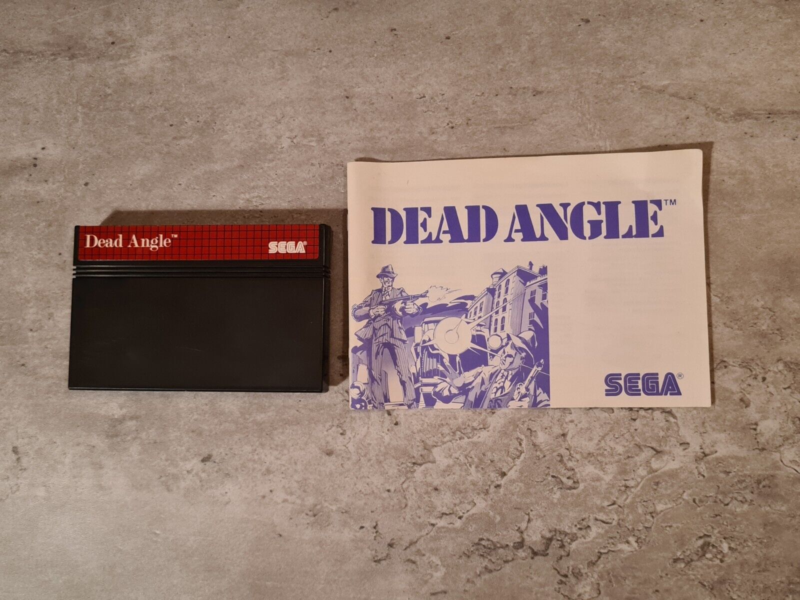 Sega Master System Dead Angle mit OVP und Anleitung Multi Language - T-Retro-Games 