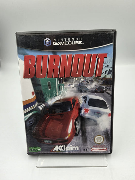Nintendo GameCube Burnout mit OVP und Anleitung FAH