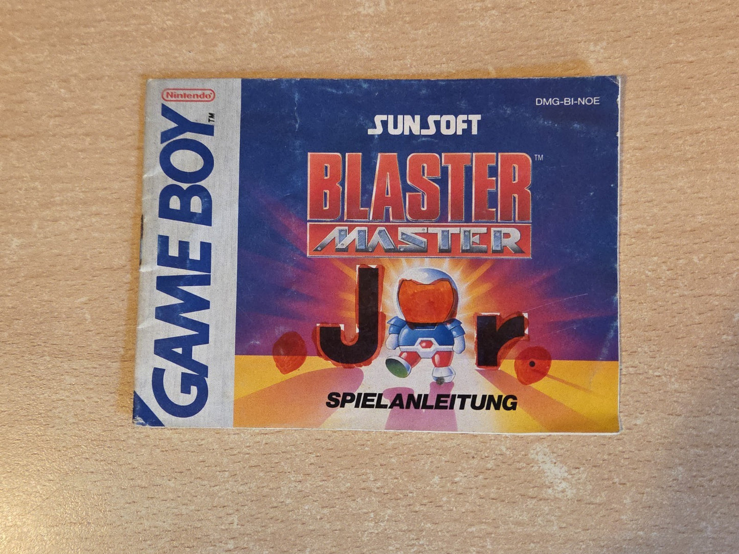 Nintendo Game Boy Classic Blaster Master Spielanleitung Instruction Booklet NOE
