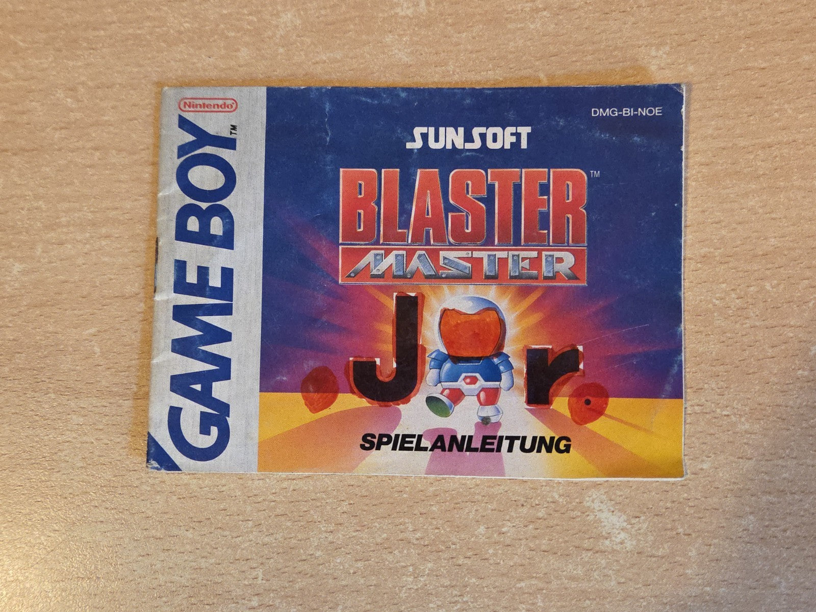 Nintendo Game Boy Classic Blaster Master Spielanleitung Instruction Booklet NOE