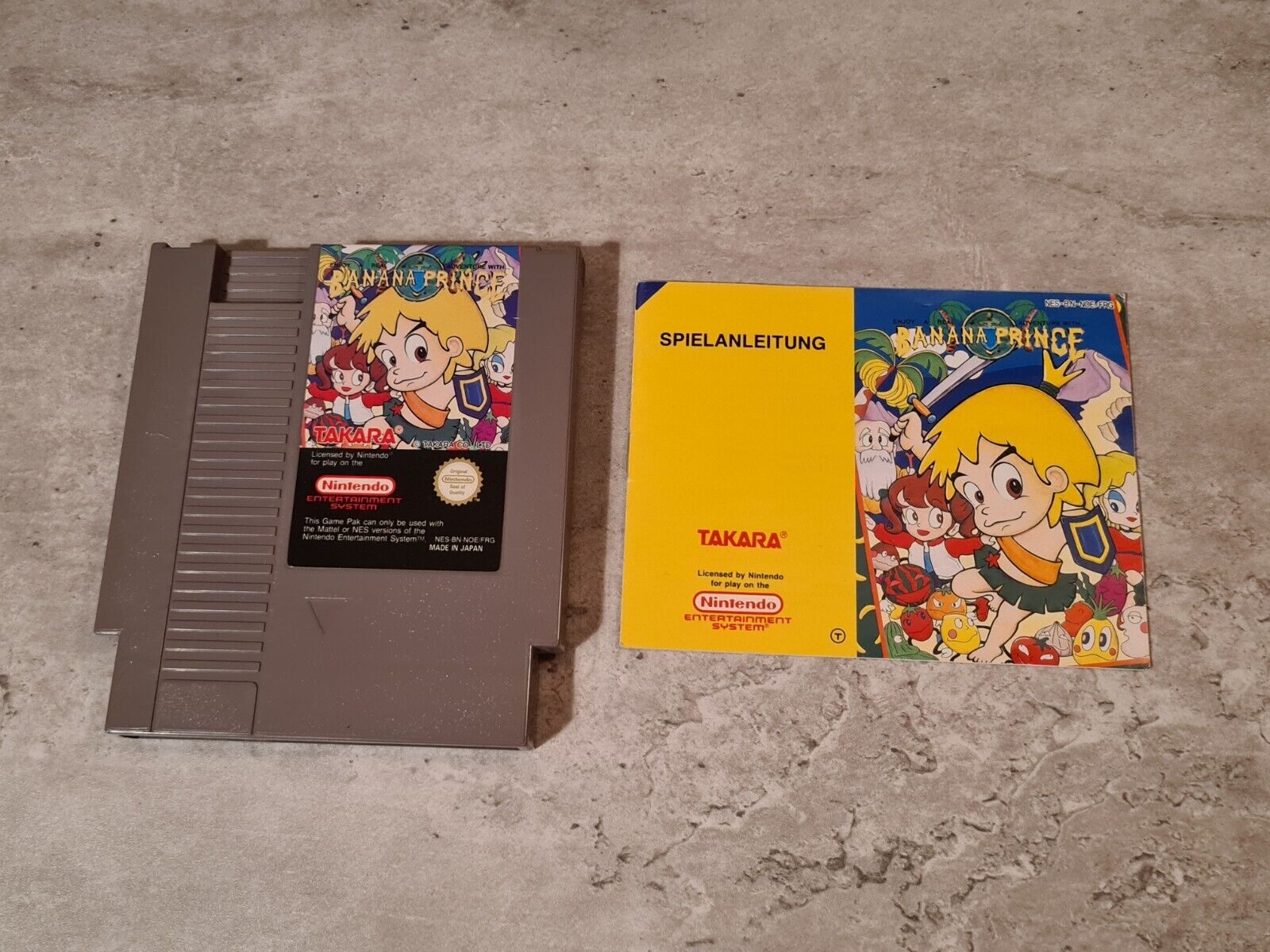 Nintendo NES Banana Prince mit OVP und Anleitung FRG - T-Retro-Games 