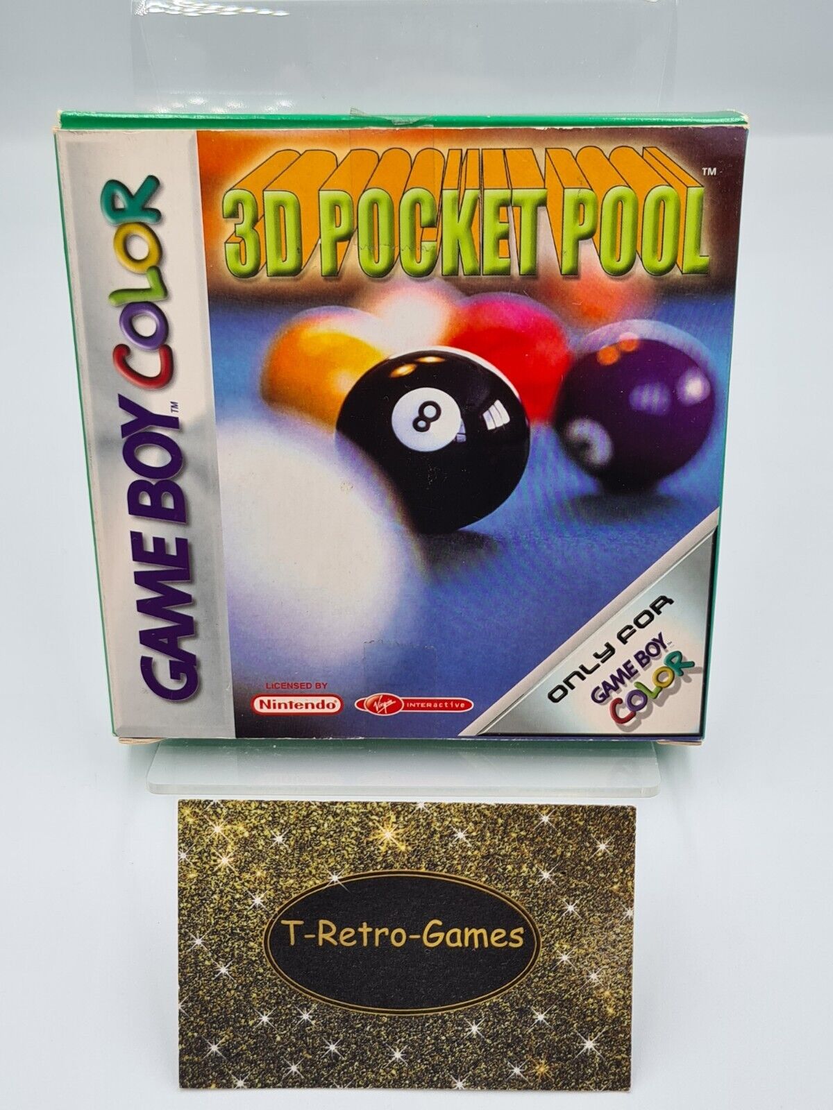 Nintendo Game Boy Color 3D Pocket Pool mit OVP und Anleitung EUR - T-Retro-Games 
