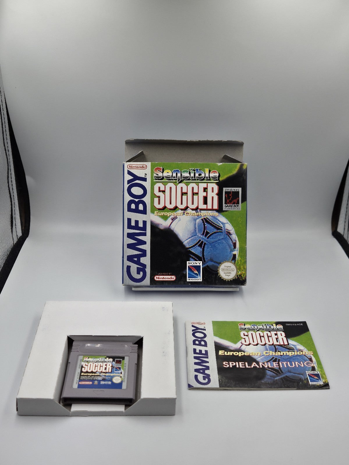 Game Boy Classic Sensible Soccer European Champions mit OVP und Anleitung NOE
