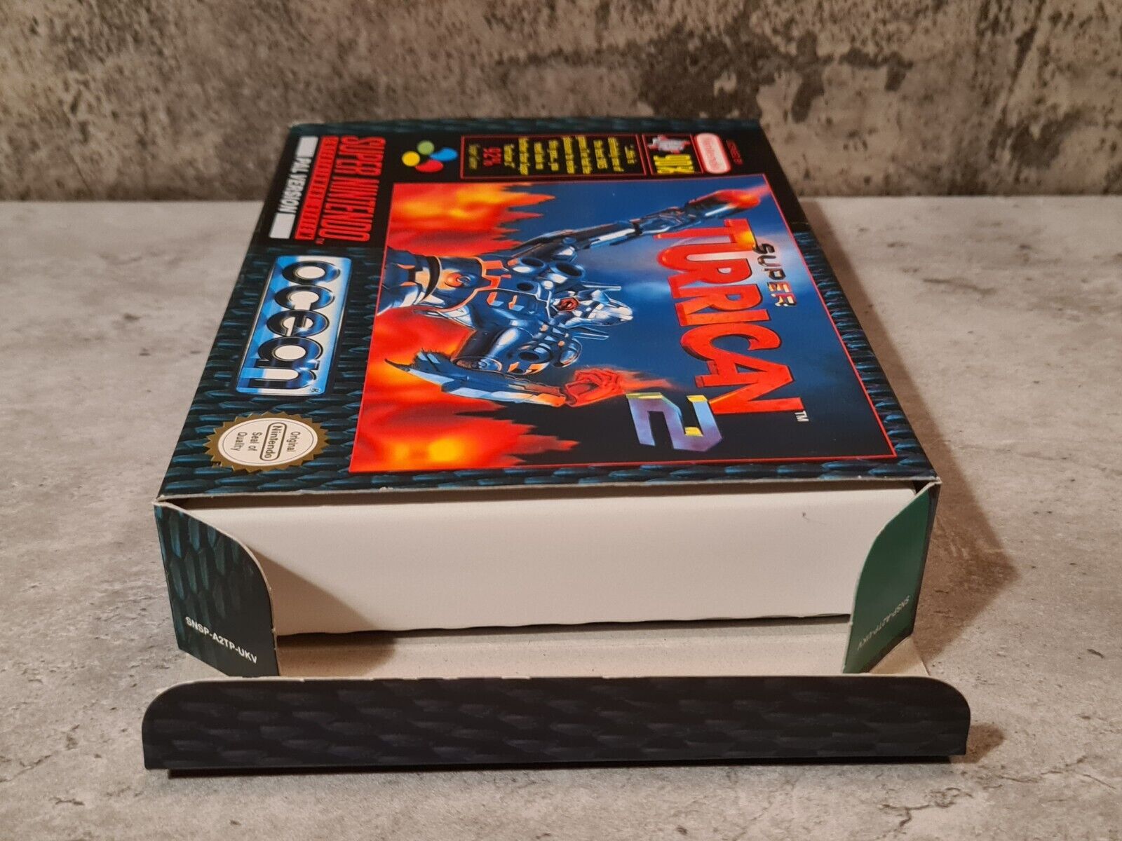 SNES Super Nintendo Super Turrican 2 mit OVP und Anleitung UKV - T-Retro-Games 