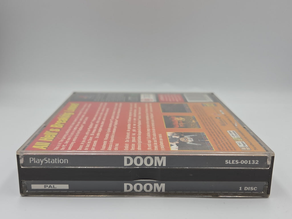 PS1 Playstation 1 Spiel Doom mit OVP und Anleitung Multilingual Big Box