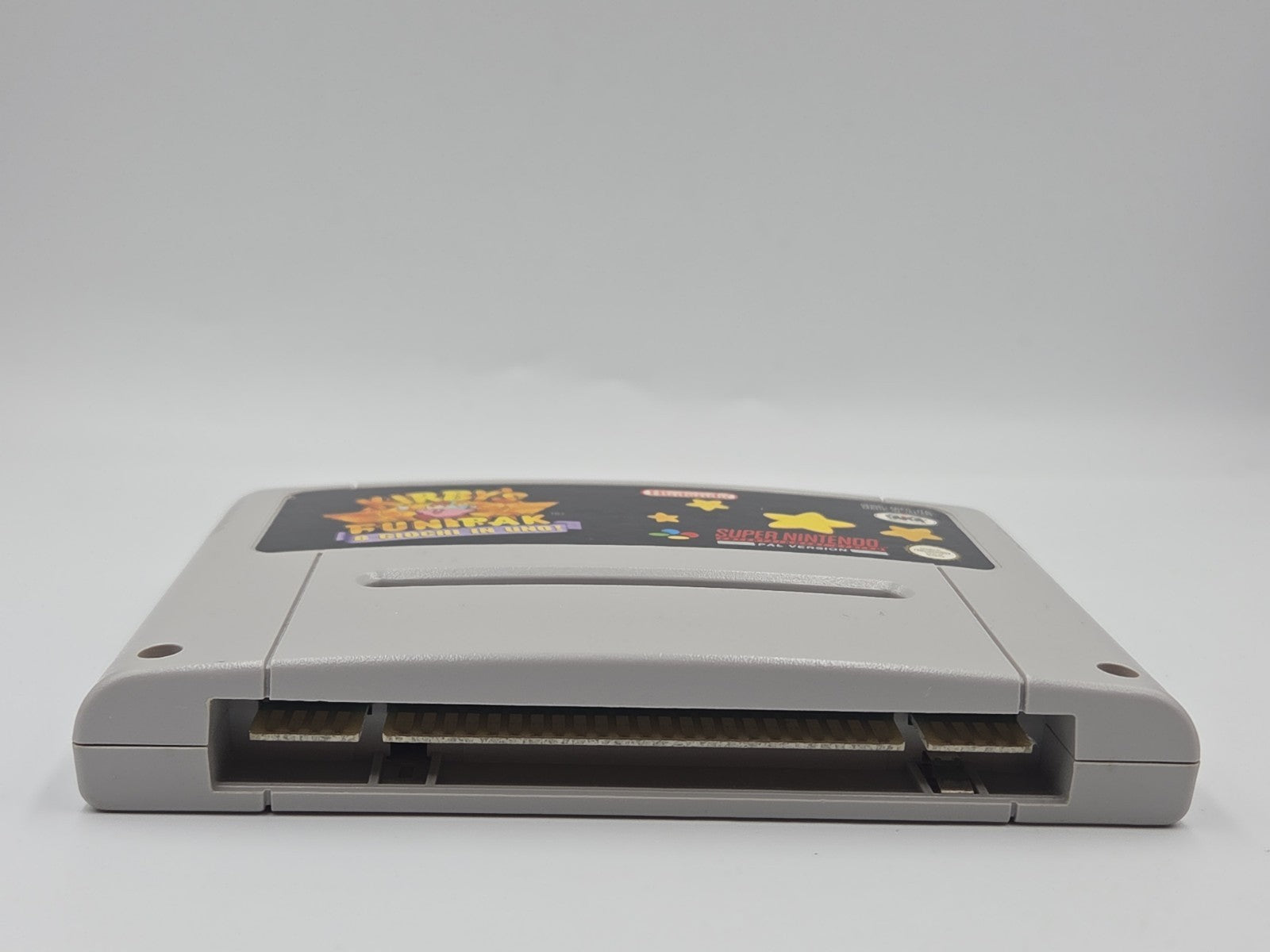 SNES Super Nintendo Spiel Kirby's Fun Pak Modul ITA