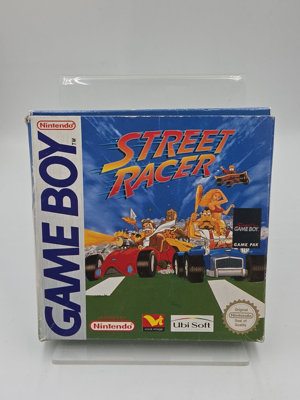 Nintendo Game Boy Classic Spiel Street Racer mit OVP und Anleitung EUR