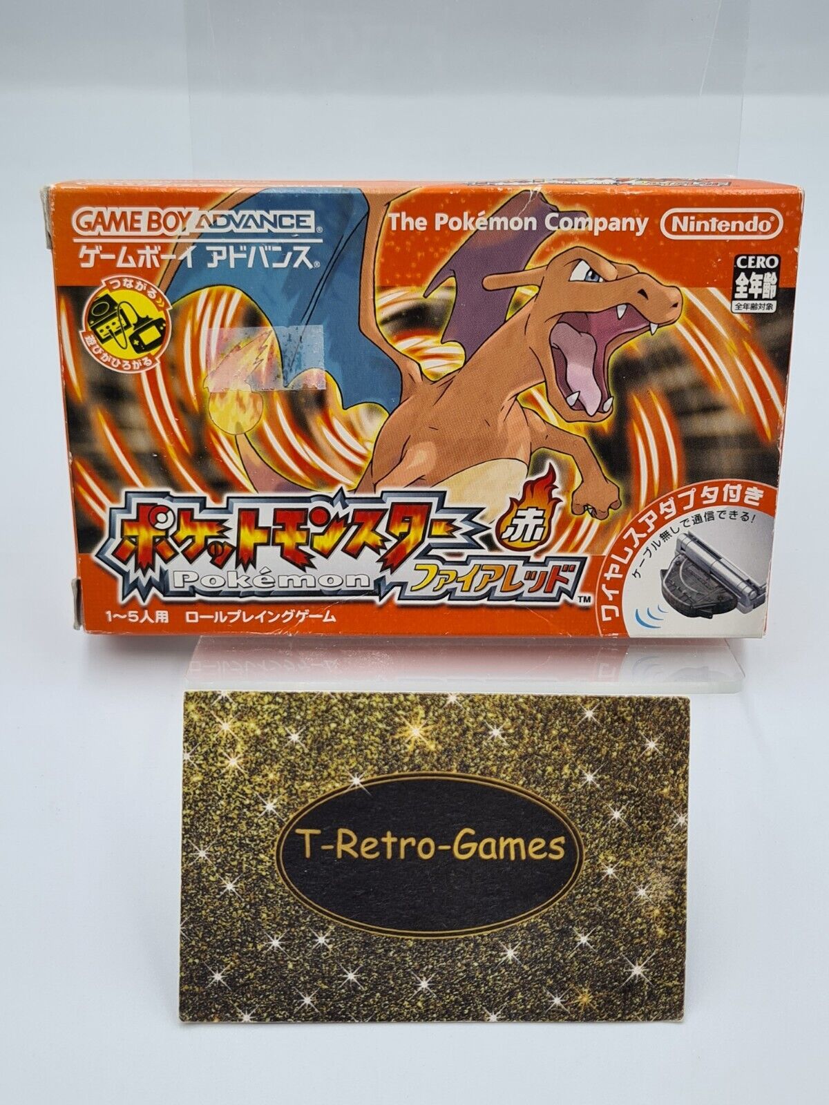 Nintendo Game Boy Advance Pokemon FireRed mit OVP und Anleitung Japan NTSC-J - T-Retro-Games 