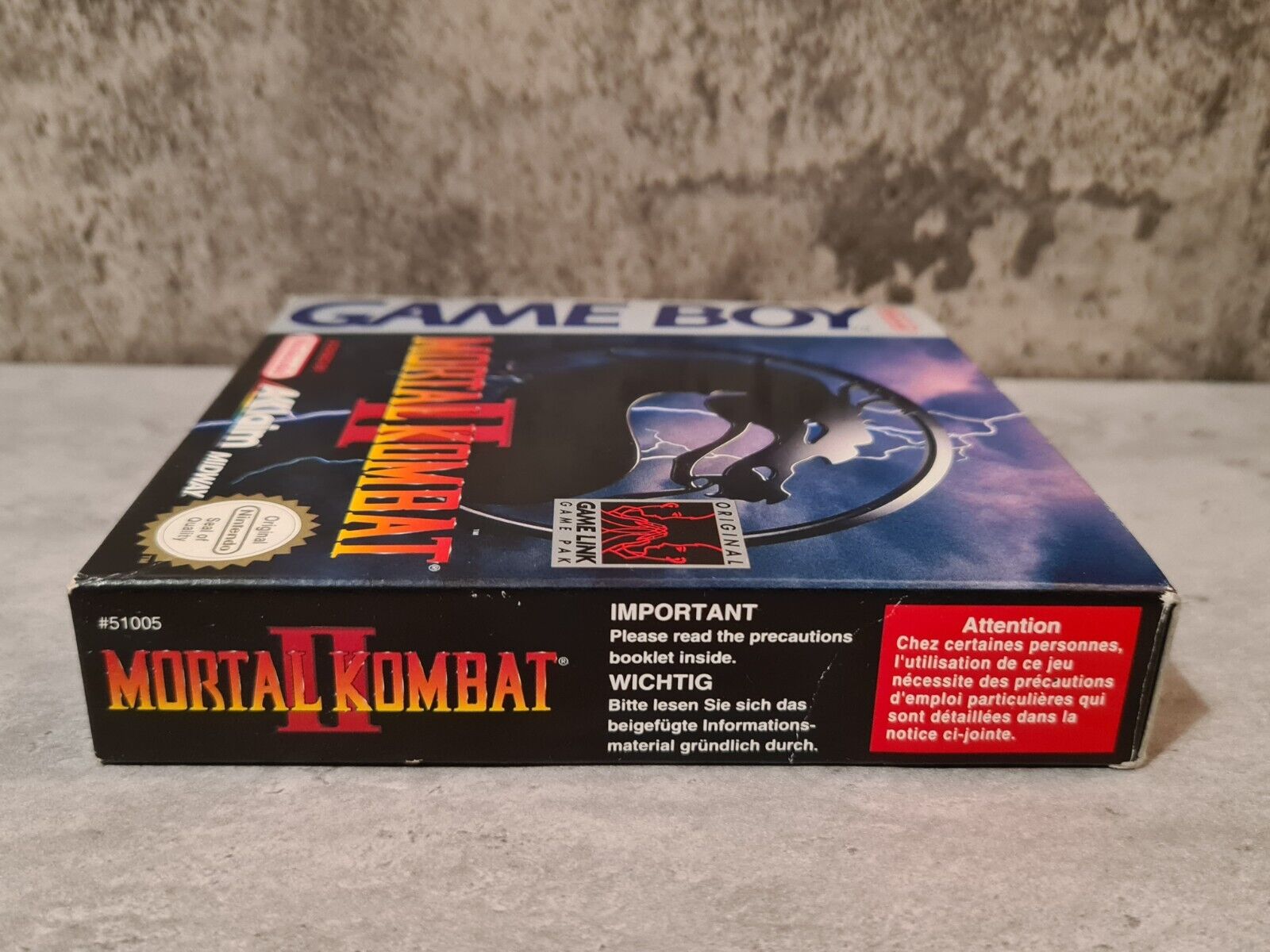 Nintendo Game Boy Mortal Kombat II mit OVP und Anleitung EUR - T-Retro-Games 