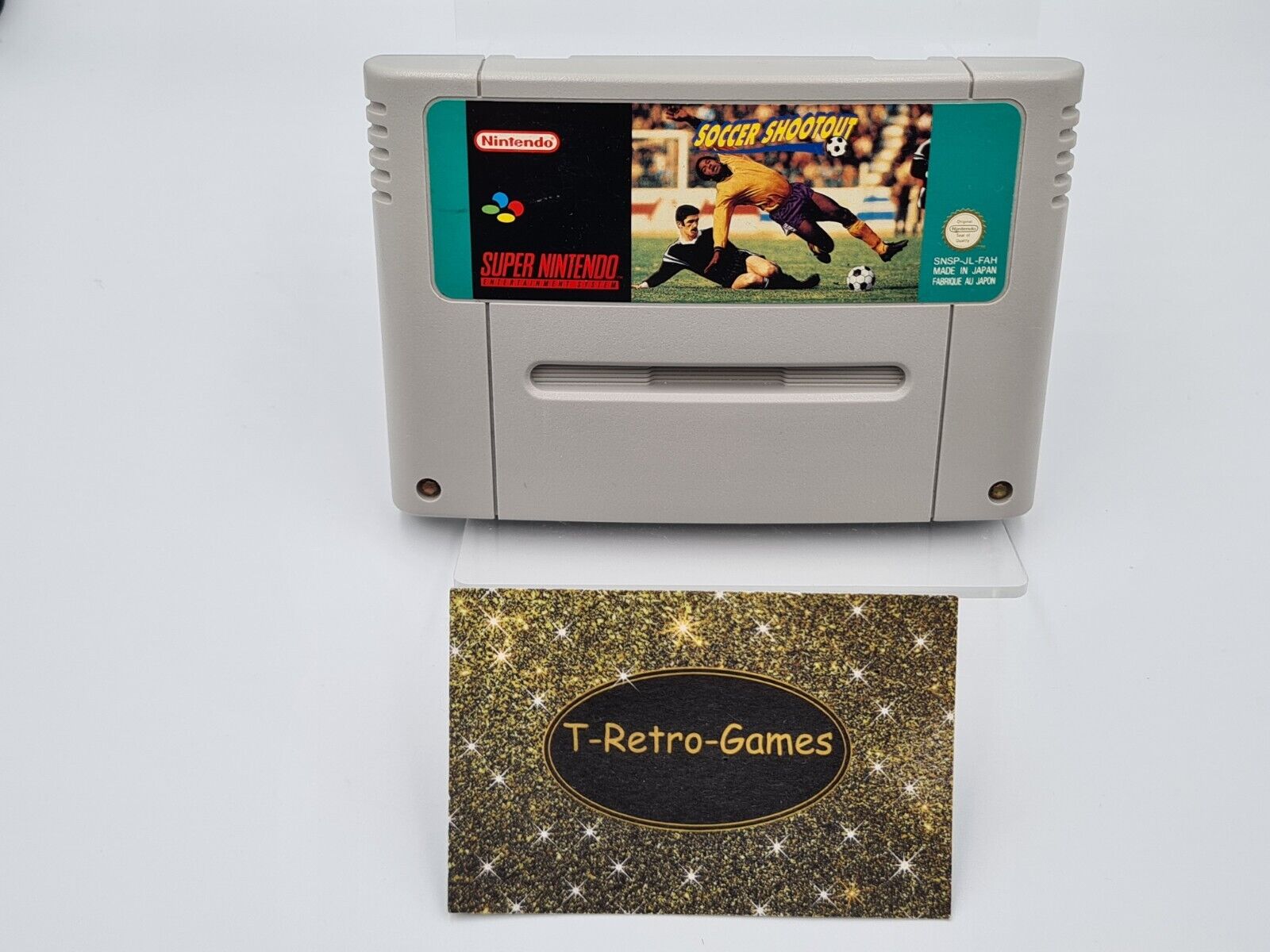 SNES Super Nintendo Soccer Shootout Modul FAH - T-Retro-Games 