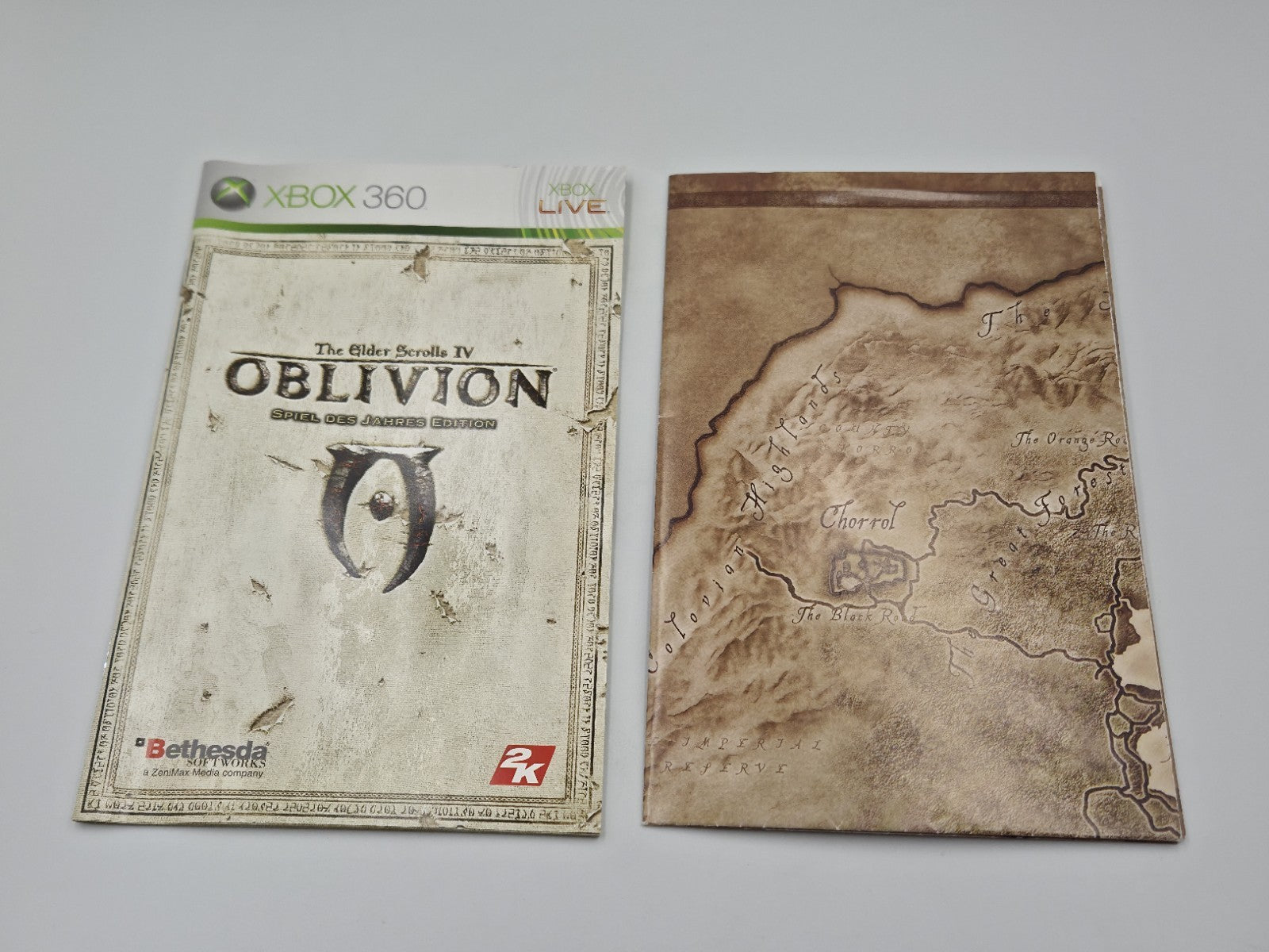 XBOX360 Spiel The Elder Scrolls IV Oblivion mit OVP + Anleitung + Karte Deutsch