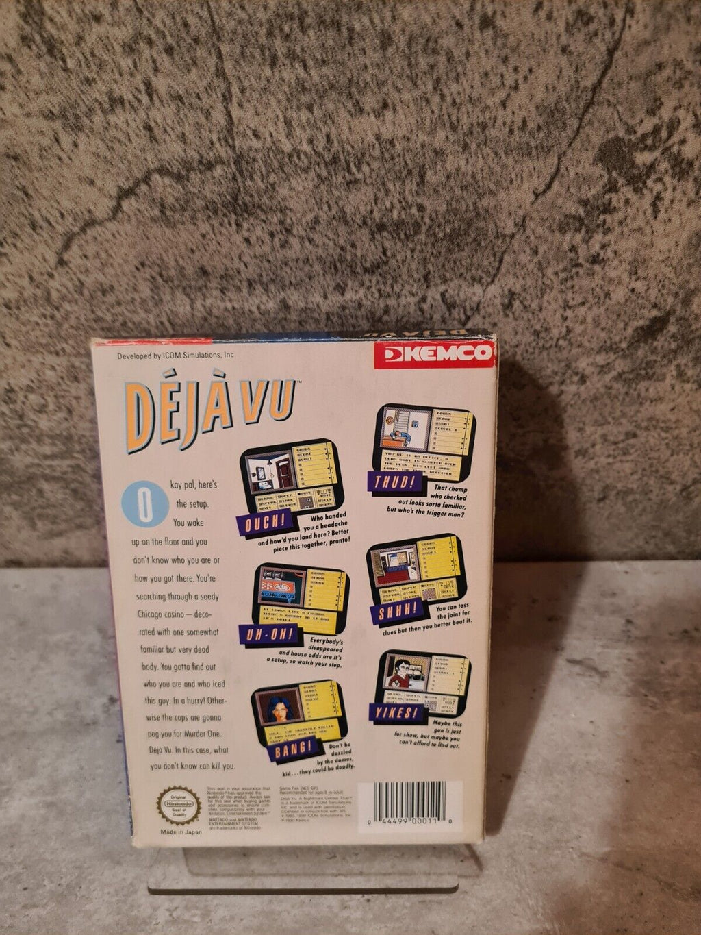 Nintendo NES Deja Vu mit OVP und Anleitung SWE - T-Retro-Games 