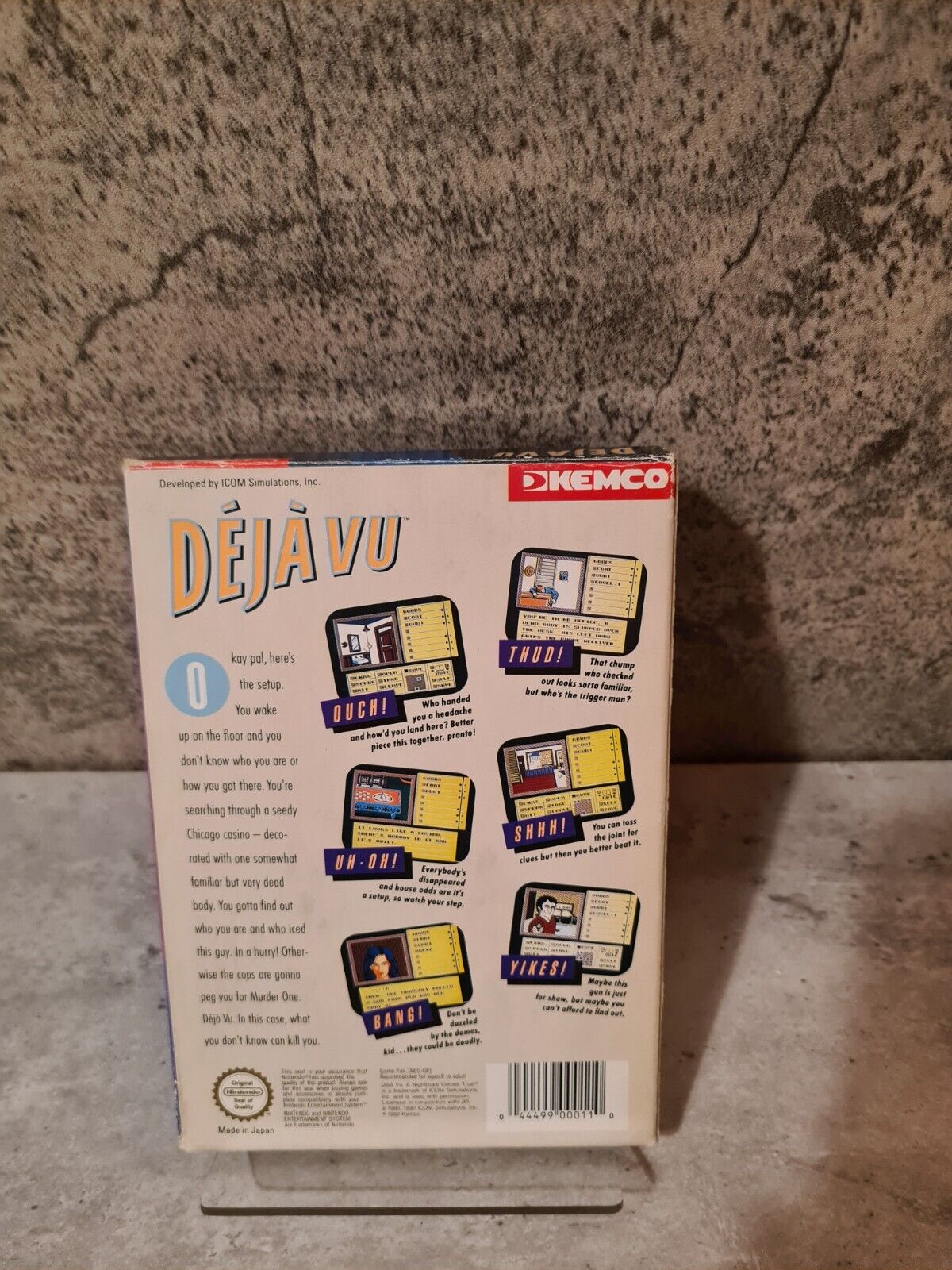 Nintendo NES Deja Vu mit OVP und Anleitung SWE - T-Retro-Games 
