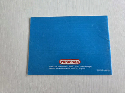 Nintendo Game Boy Classic Kirby's Dream Land Instruction Booklet UKV