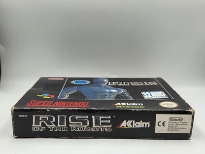 SNES Super Nintendo Rise of The Robots mit OVP und Anleitung EUR