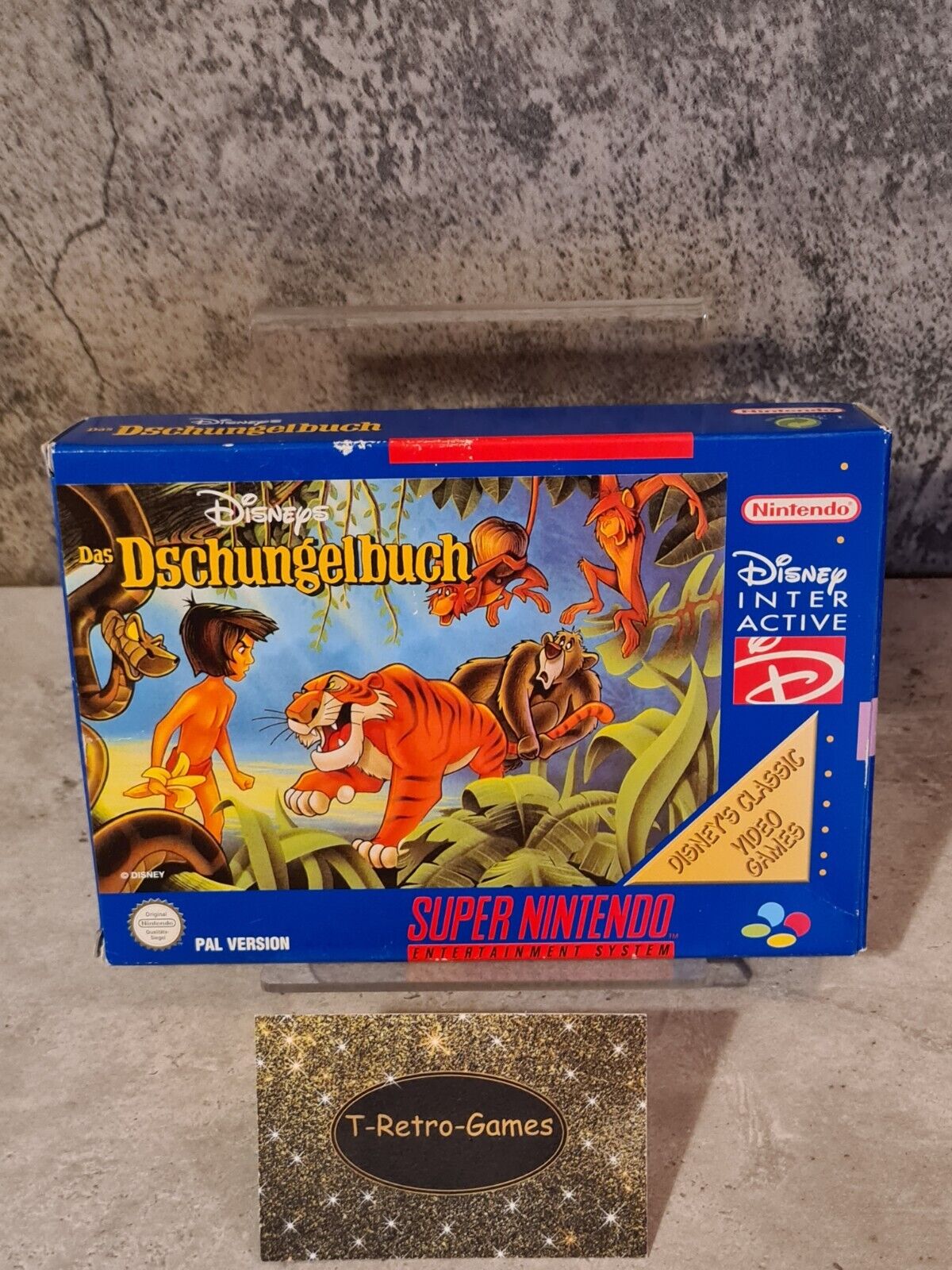 SNES Super Nintendo Disneys Das Dschungelbuch mit OVP und Anleitung NOE - T-Retro-Games 