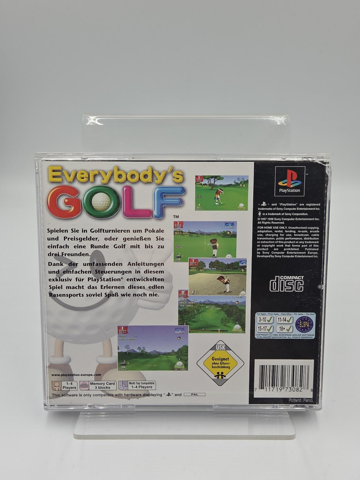 PS1 Playstation 1 Spiel Everybody's Golf mit OVP und Anleitung Deutsch