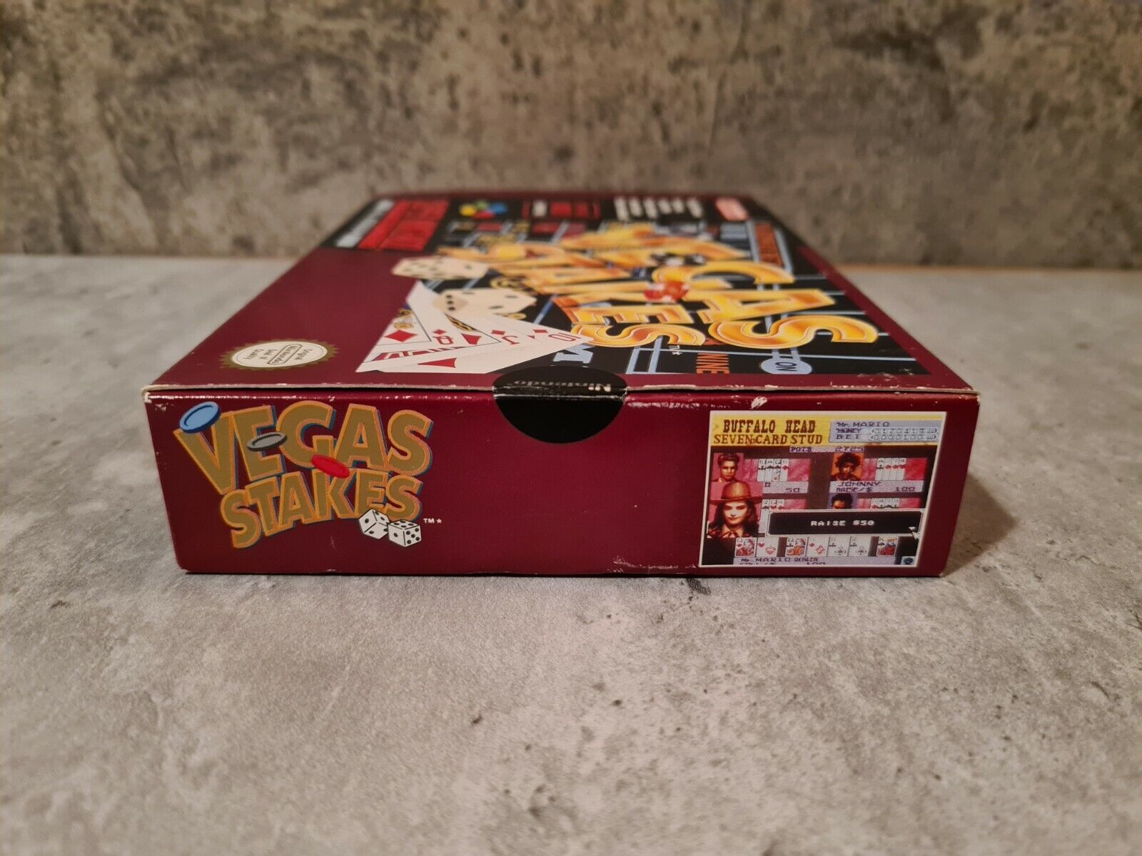 SNES Super Nintendo Vegas Stakes mit OVP und Anleitung UKV - T-Retro-Games 