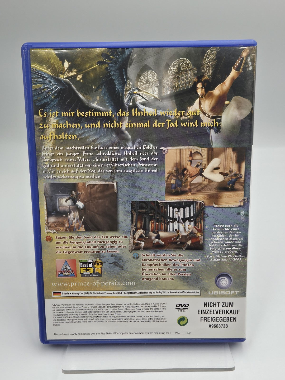 PS2 Playstation 2 Prince of Persia The Sands of Time mit OVP+ Anleitung Deutsch 