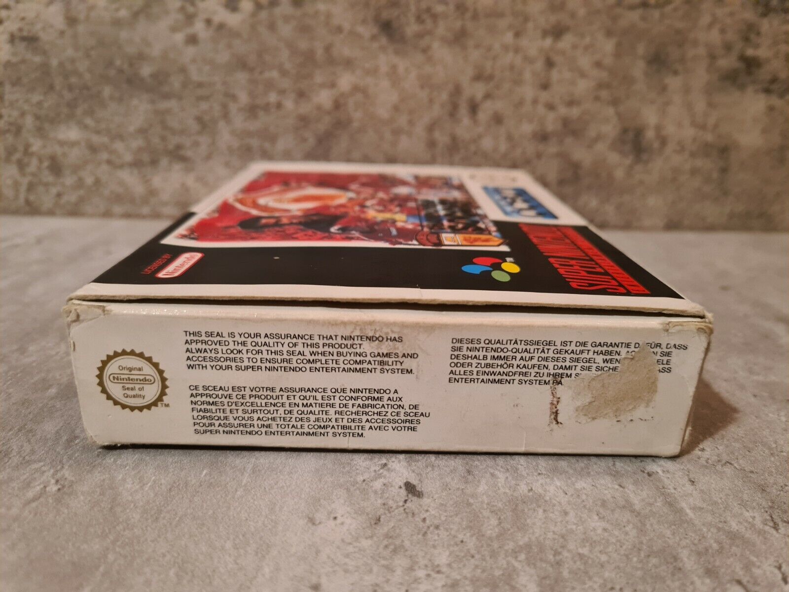 Super Nintendo Manchester United Championship Soccer mit OVP und Anleitung UKV - T-Retro-Games 