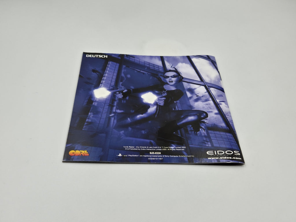 PS1 Playstation 1 Spiel Tomb Raider Die Chronik mit OVP und Anleitung Deutsch