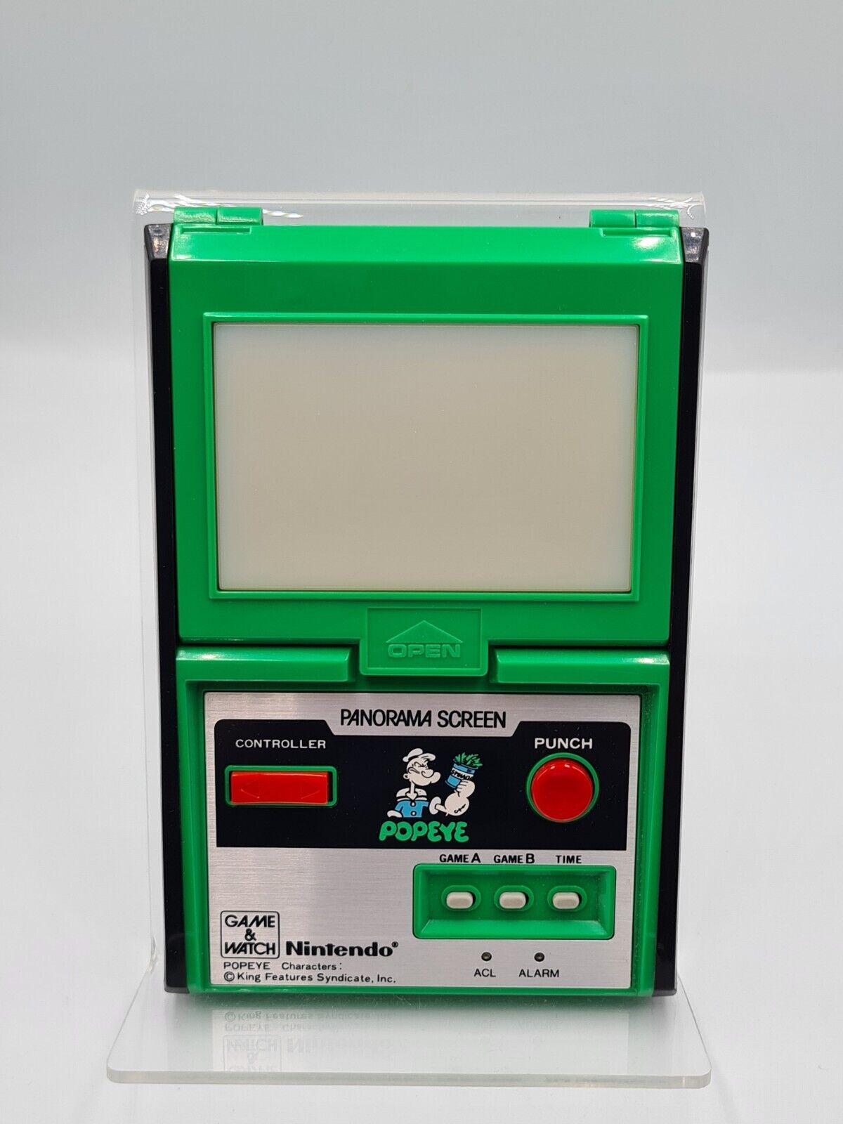 Nintendo Game & Watch Popeye OVP Panorama Screen PG-92 1983 - T-Retro-Games 