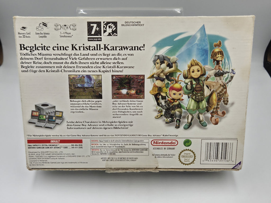 GameCube Final Fantasy Crystal Chronicles GBA Link Kabel Bundle OVP
