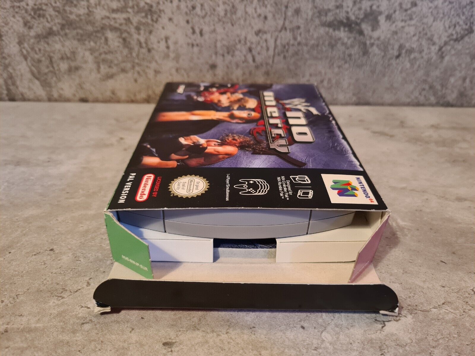 N64 Nintendo 64 WWF No Mercy mit OVP und Anleitung EUR - T-Retro-Games 