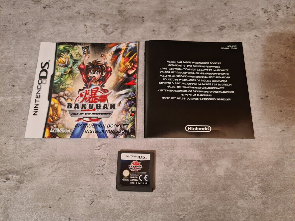 Nintendo DS Bakugan Rise Of The Resistance mit OVP und Anleitung SCN - T-Retro-Games 
