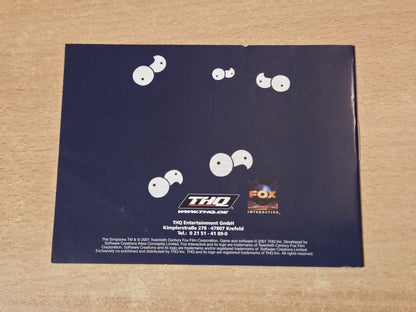 Nintendo Game Boy Color The Simpsons Treehouse of Horror Spielanleitung NOE