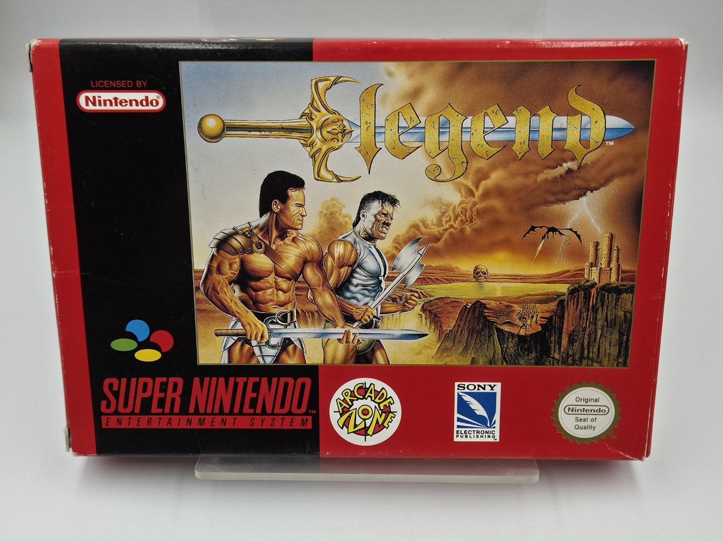 SNES Super Nintendo Legend mit OVP und Anleitung UKV