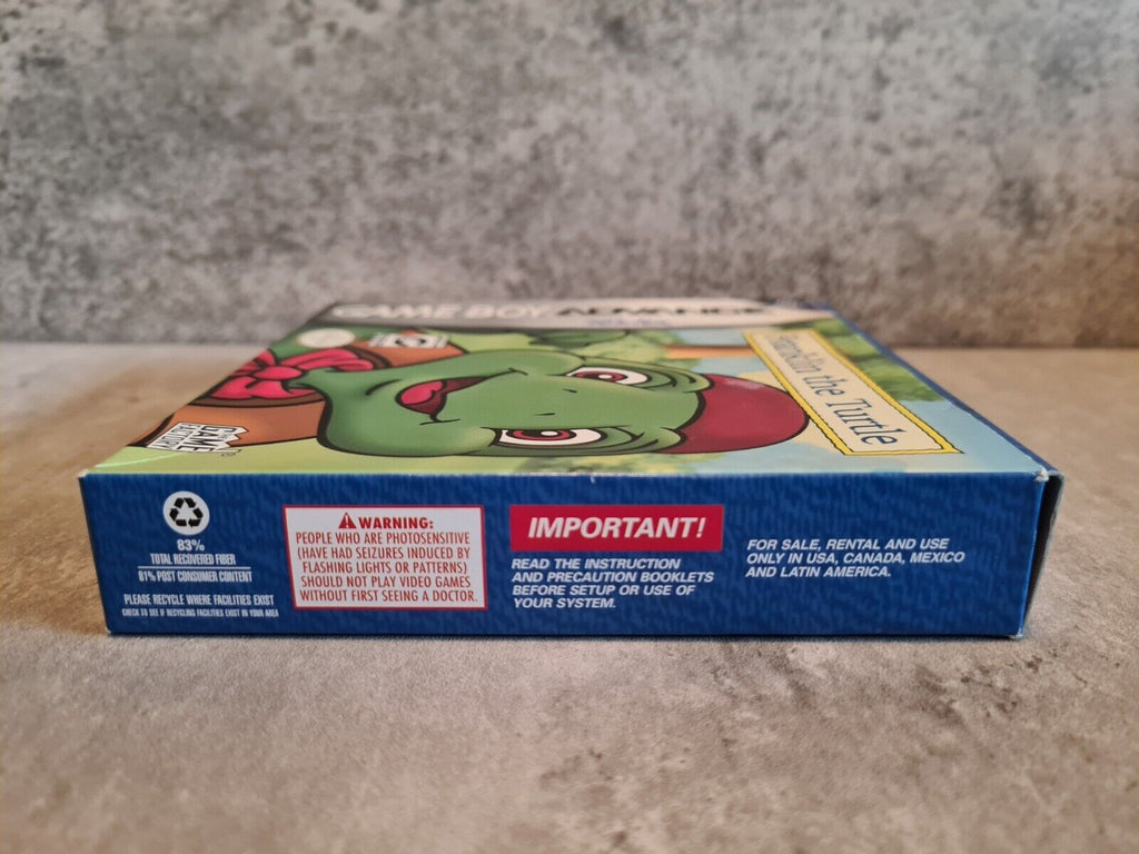 Gameboy Advance Franklin the Turtle mit OVP und Anleitung USA - T-Retro-Games 