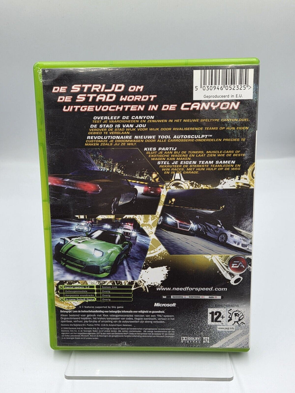 XBOX Spiel Need for Speed Carbon mit OVP und Anleitung HOL - T-Retro-Games 