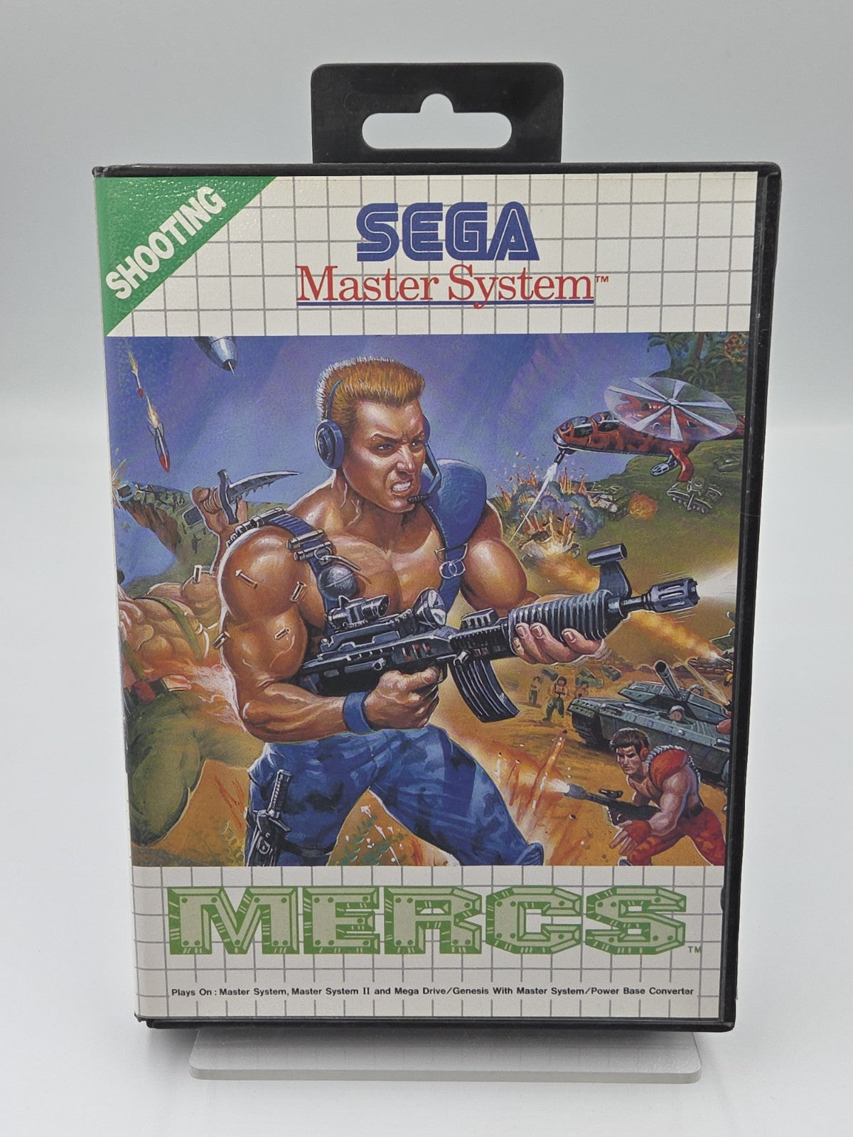 Sega Master System Mercs mit OVP und Anleitung Multi Language 