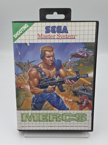 Sega Master System Mercs mit OVP und Anleitung Multi Language 