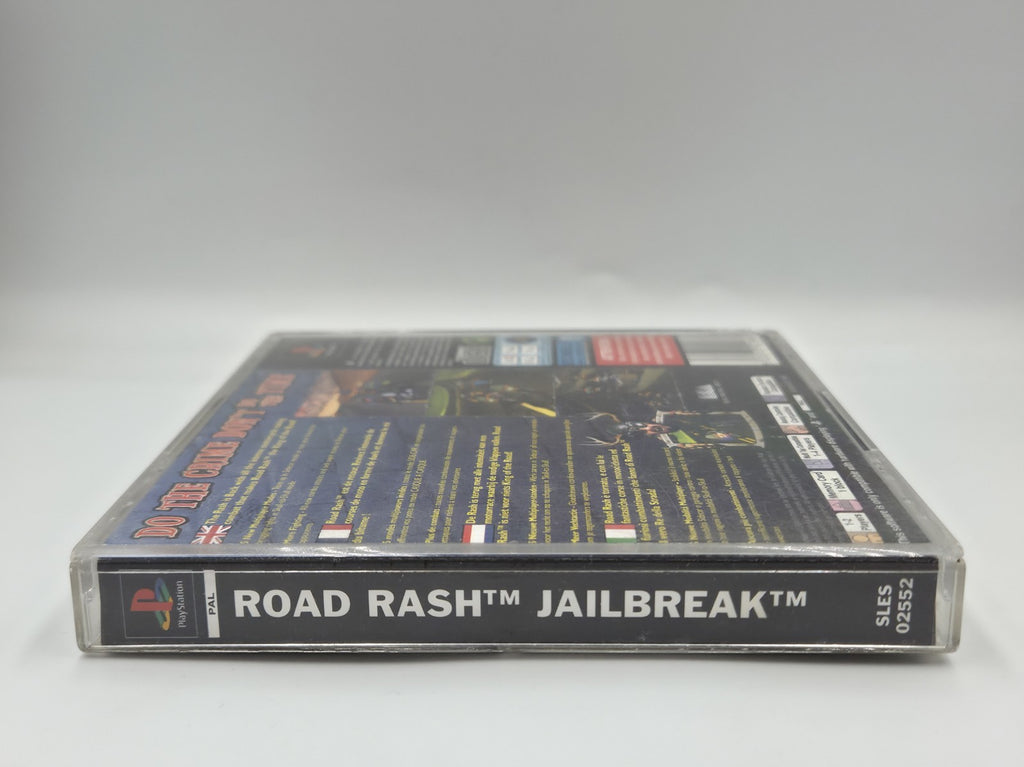 PS1 Playstation 1 Spiel Road Rash Jailbreak mit OVP und Anleitung Multilingual