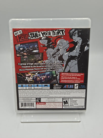 PS3 Playstation 3 Spiel P5 Persona 5 mit OVP und Anleitung NTSC-U/C