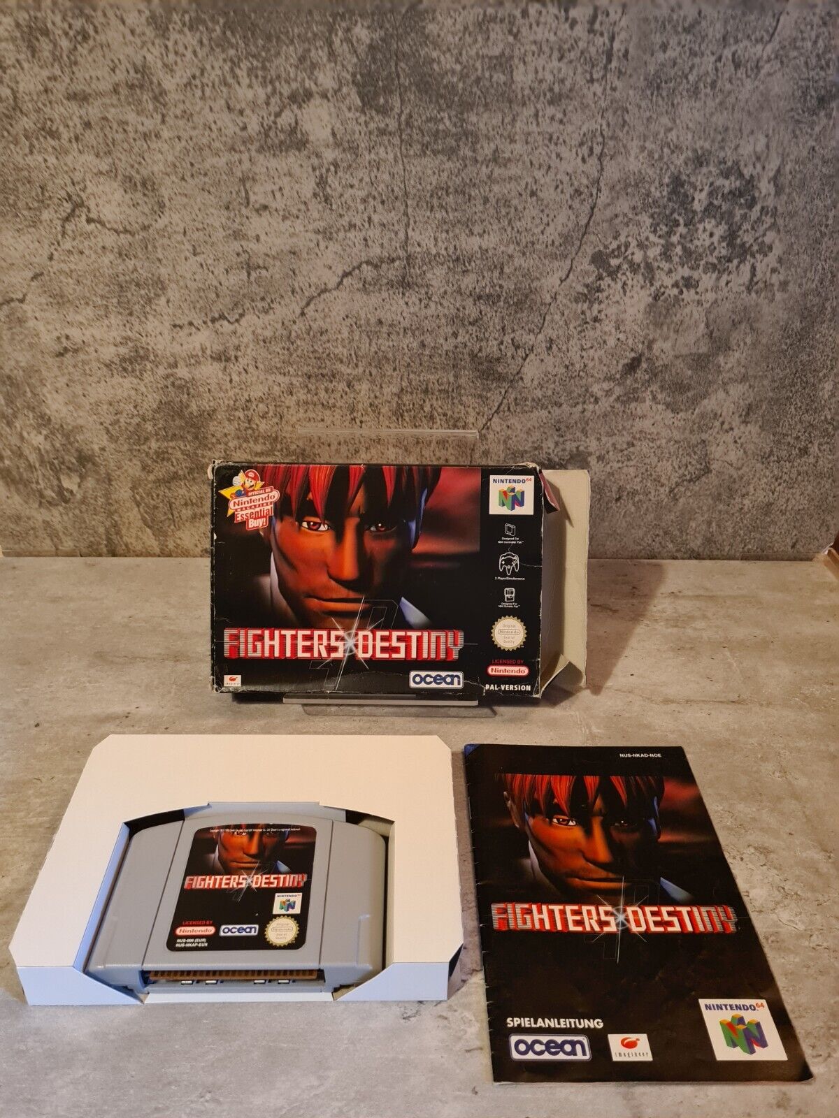 N64 Nintendo 64 Fighter's Destiny mit OVP und Anleitung NOE/EUR - T-Retro-Games 