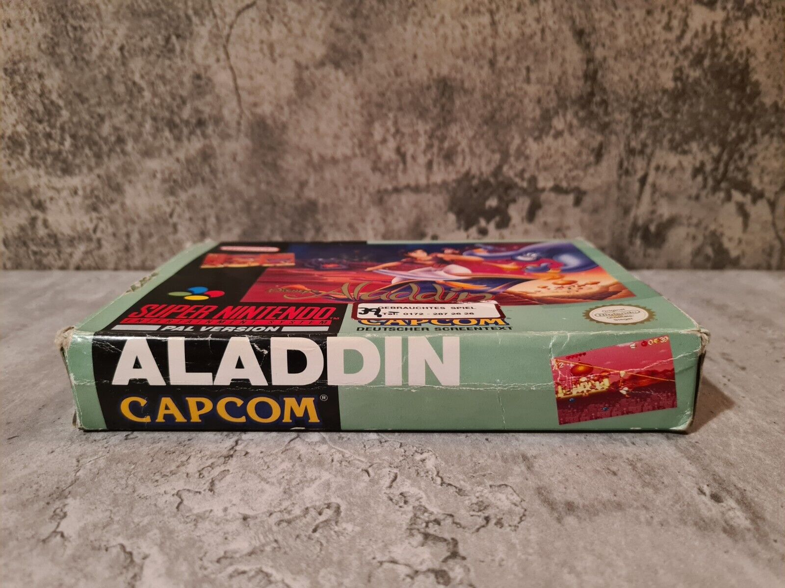 SNES Super Nintendo Disney's Aladdin mit OVP und Anleitung NOE/SFRG - T-Retro-Games 