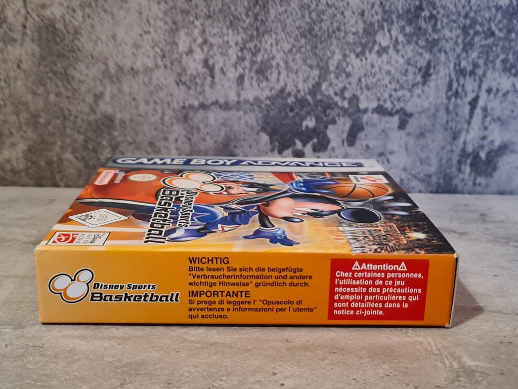 Nintendo Game Boy Advance Disney Sports Basketball mit OVP und Anleitung EUU - T-Retro-Games 