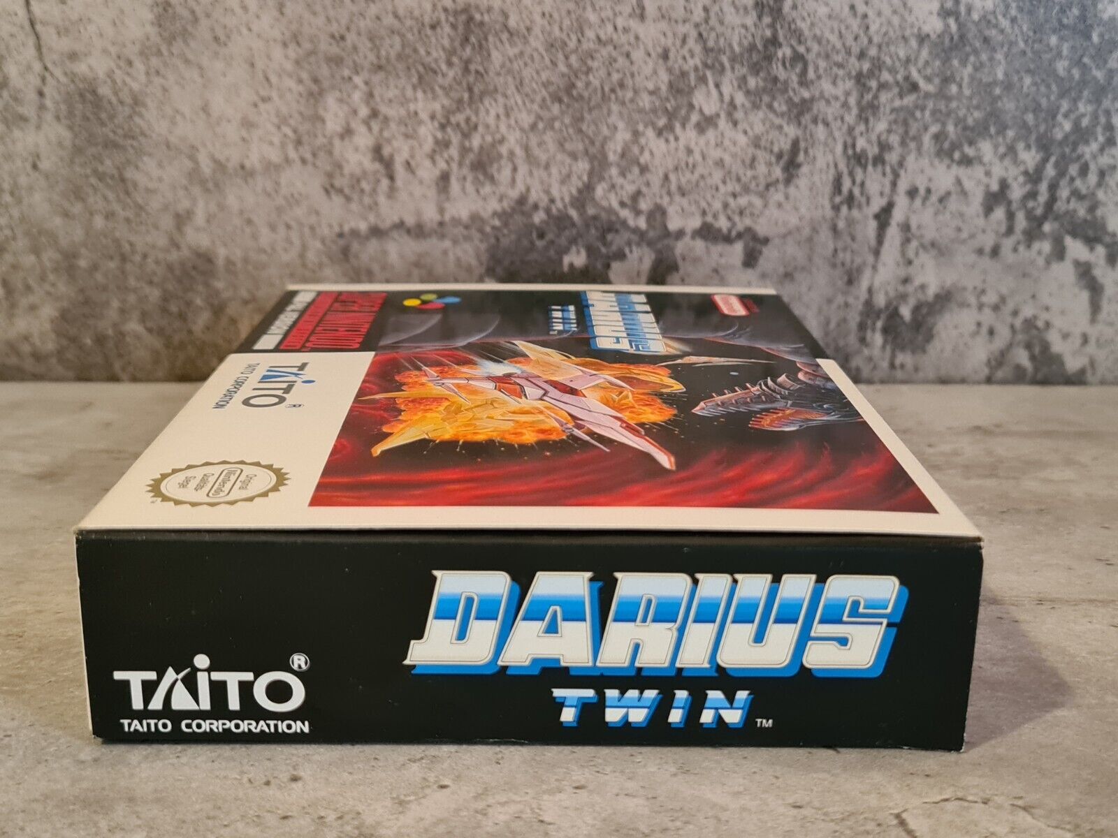 SNES Super Nintendo Darius Twin mit OVP und Anleitung NOE - T-Retro-Games 