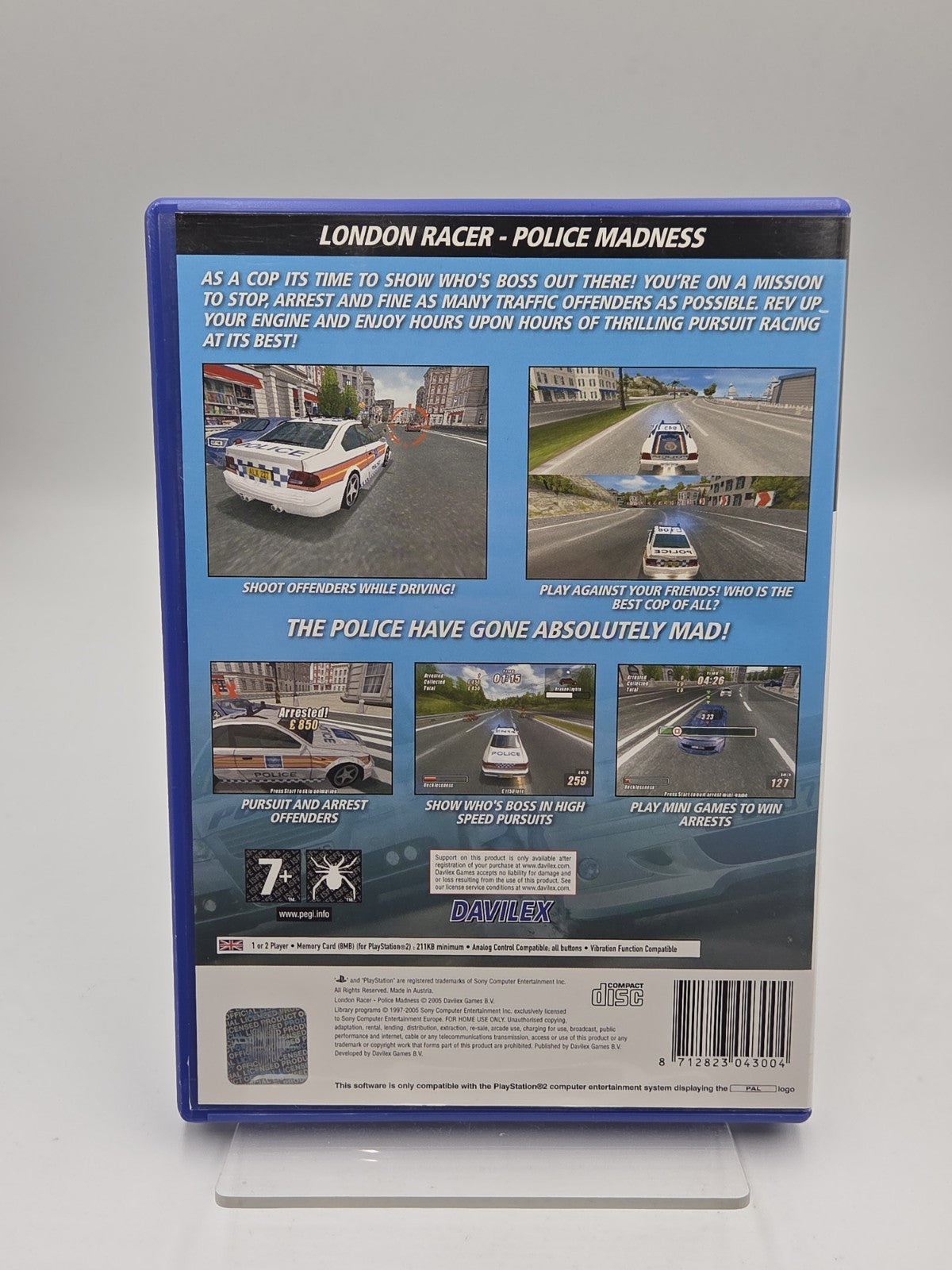 PS2 Playstation 2 Spiel London Racer Police Madness mit OVP + Anleitung Englisch