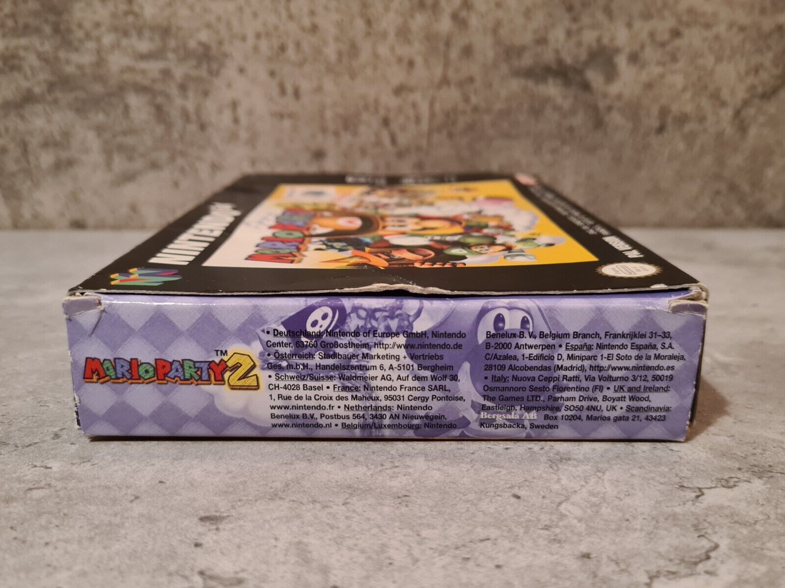 N64 Nintendo 64 Mario Party 2 mit OVP und Anleitung EUR - T-Retro-Games 