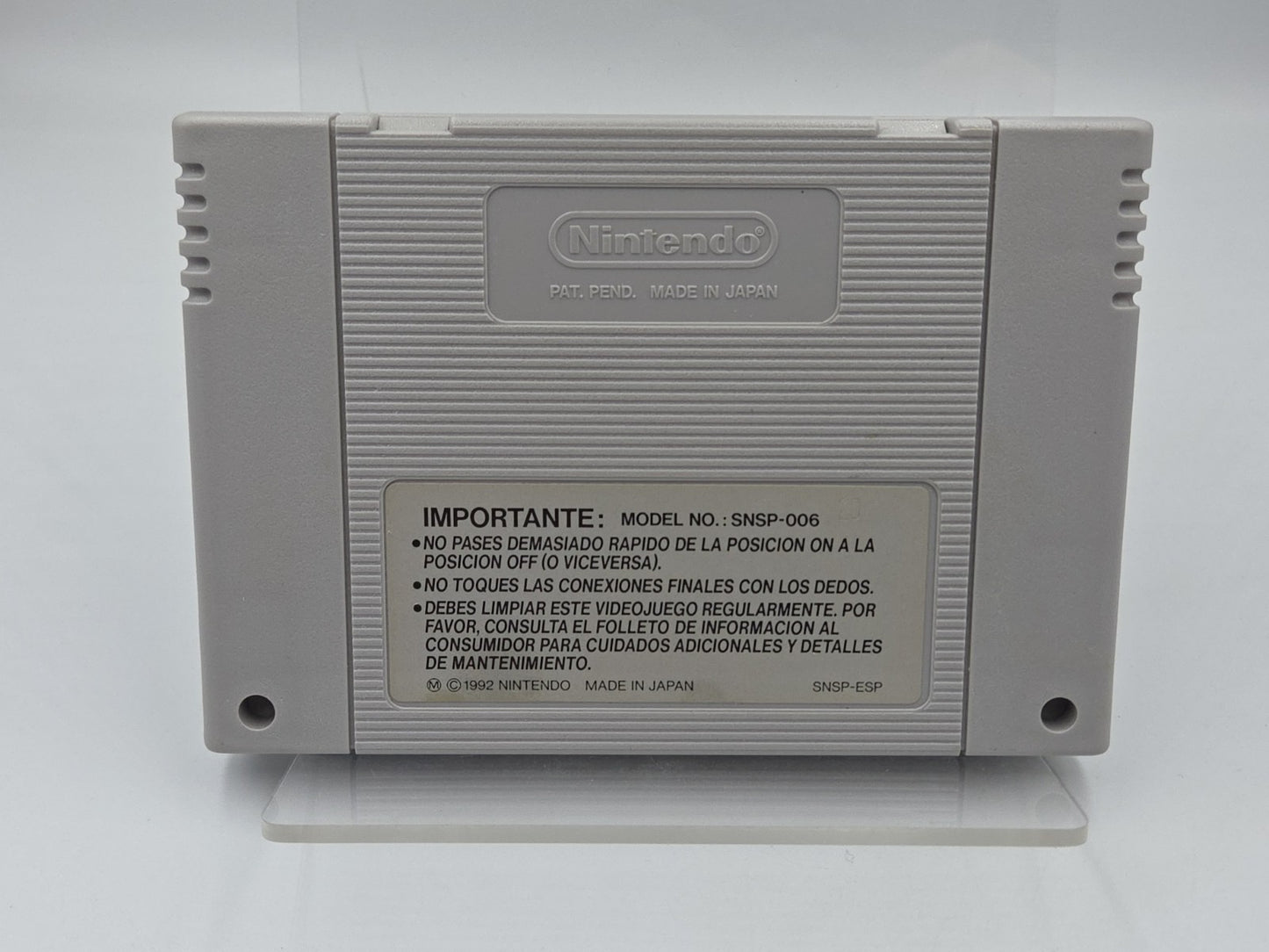 SNES Super Nintendo Spiel T2 The Arcade Game ESP Modul