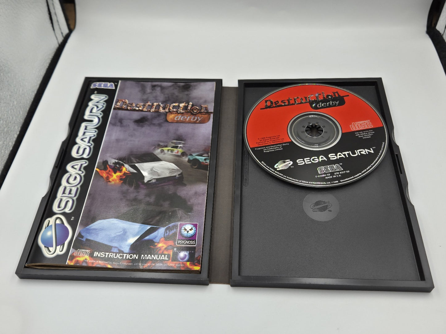 Sega Saturn Spiel Destruction Derby mit OVP und Anleitung  