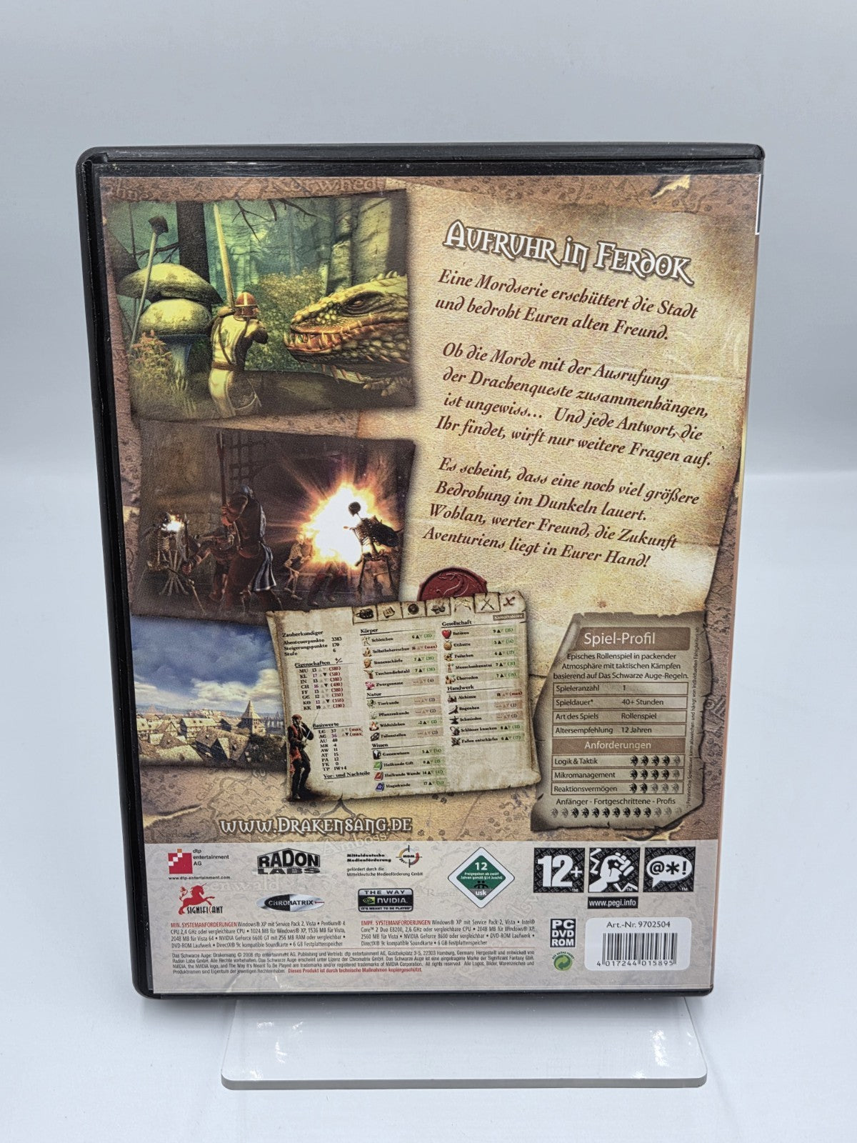PC-DVD Rom Spiel Drakensang 
